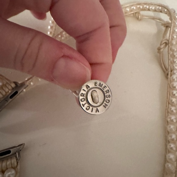 Victoria Emerson Wrap Around Apple Watch Band Pearl Beaded - Picture 3 of 4